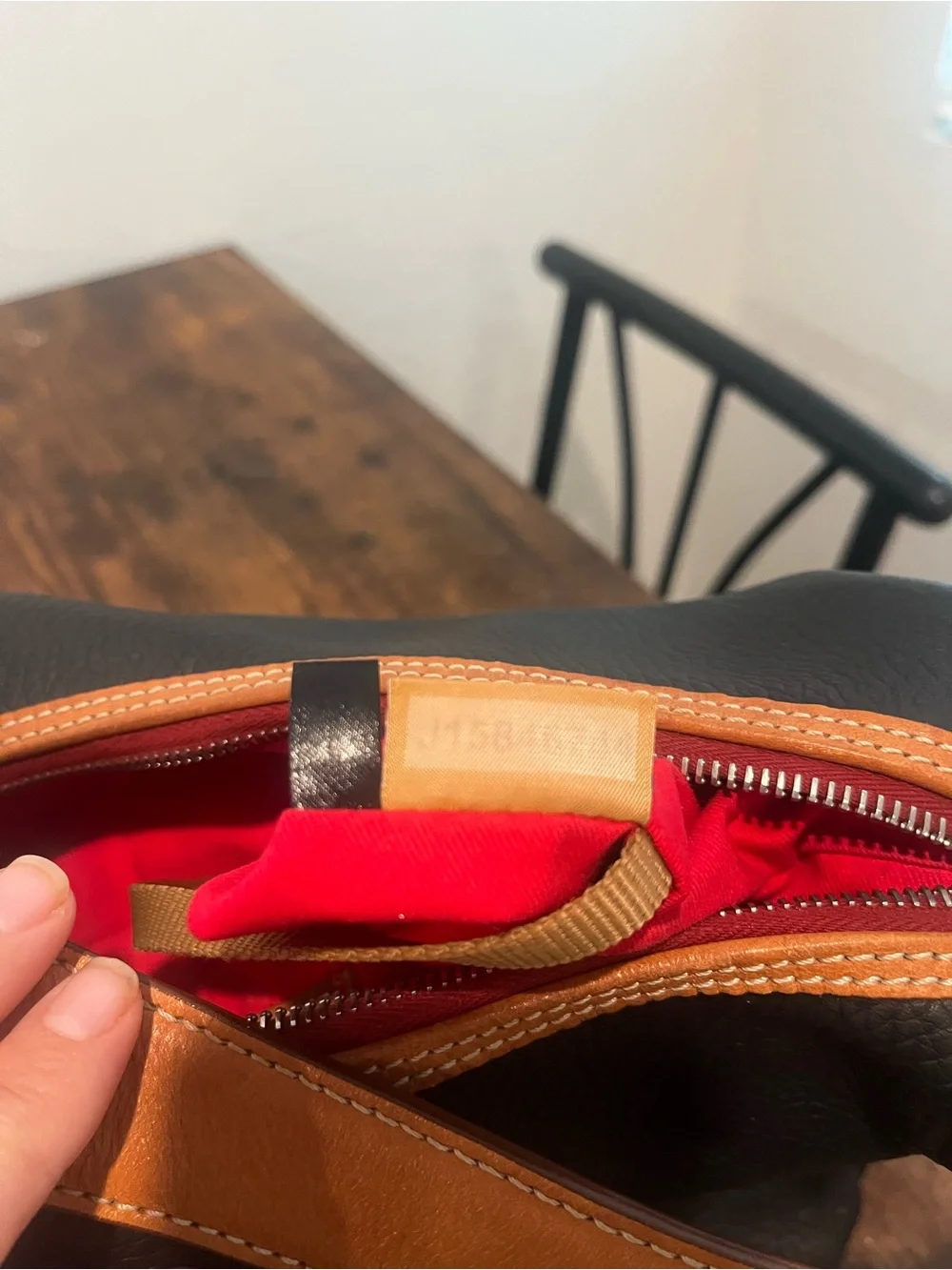 Authentic Dooney & Bourke Pebbled Leather Hobo Shoulder Bag